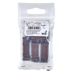 Hettich Magnetschnäpper 4 kg, Gegenplatte starr, 45 x 14 x 15 mm, verzinkt, braun, 4 Stück