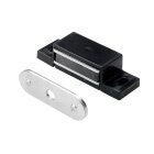 Hettich Magnetschnäpper 4 kg, schwarz, 4 Stück