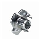 HETTICH Stahl-Einschlagmutter mit Gewinde, M6, Ø9...