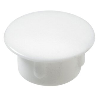 HETTICH Abdeckkappe, 10mm, Kunststoff, weiß, 20 Stück