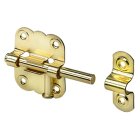 HETTICH Grendelriegel, 38 x 40 mm, vermessingt