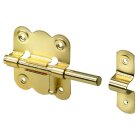 HETTICH Grendelriegel, 48 x 52 mm, vermessingt