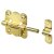 HETTICH Grendelriegel, 48 x 52 mm, vermessingt