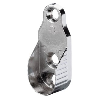 Schrankrohrlager, Ø 15/30mm, vernickelt, 2 Stück