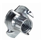 Hettich Stahl-Einschlagmutter mit Gewinde M10, Ø 12 mm, Stahl verzinkt, 4 Stück