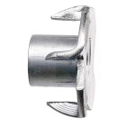 Stahl-Einschlagmutter mit Gewinde, M10, Ø12 mm, Stahl, verzinkt 4 Stück