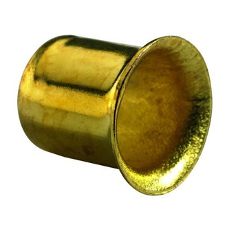 Hülse D 8mm für Löffelbodenträger vermessingt