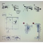 Montagesatz für Faltschiebetürsystem Wing Line