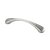 Hettich Möbelgriff, Zinkdruckguss vernickelt, BA 96mm