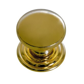 HETTICH Möbelknopf, Zinkdruckguss vermessingt, Ø 22mm