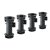 Hettich Sockelverstellfuß-Set, 150-170 mm verstellbar, 4 Stück