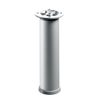 Möbelfuß Lyona Schwerlast, Alu, Ø 30 x 200-220 mm