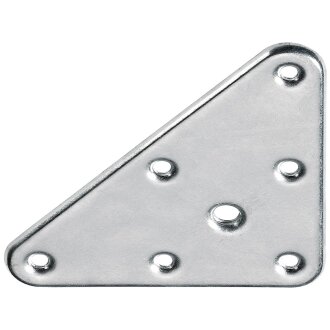 Montageplatte mit Gewinde M8, 100 x 70 mm