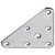 Montageplatte mit Gewinde M8, 100 x 70 mm