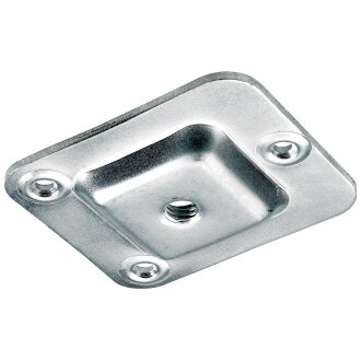 Montageplatte M8 Gewinde, 66 x 58mm