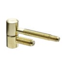HETTICH Einbohrband für Stahlzarge, 40 x Ø 16mm, Stahl vermessingt, 10 Stück