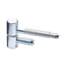 HETTICH Einbohrband für Stahlzarge, Ø 16 x 40mm, verzinkt, 10 Stück