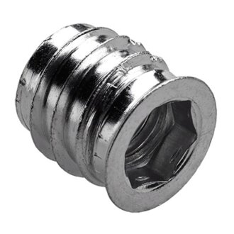 Hettich Muffe für Verbindungsschraube M8, Stahl verzinkt, 4 Stück