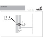 HETTICH Kugelpräzisionsteilauszug KA 1730/430 für Schubkästen mit 17 mm Nut