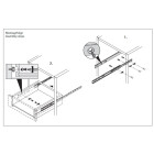 HETTICH Kugelpräzisionsteilauszug KA 1730/430 für Schubkästen mit 17 mm Nut