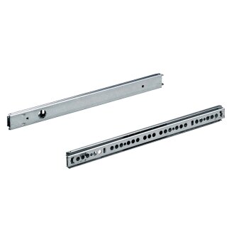 HETTICH Kugelpräzisionsteilauszug für 27mm Nut, 315-500mm,12 kg, Stahl, verzinkt