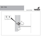 HETTICH Kugelpräzisionsteilauszug KA 1730/210 für Schubkästen mit 17 mm Nut, B-Ware Folie defekt/nicht vorhanden