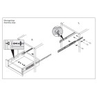 HETTICH Kugelpräzisionsteilauszug KA 1730/210 für Schubkästen mit 17 mm Nut, B-Ware Folie defekt/nicht vorhanden