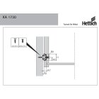 HETTICH Kugelpräzisionsteilauszug KA 1730/210 für Schubkästen mit 17 mm Nut, B-Ware