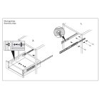 HETTICH Kugelpräzisionsteilauszug KA 1730/210 für Schubkästen mit 17 mm Nut
