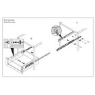 Kugelpräzisionsteilauszug KA 1730/210 für Schubkästen mit 17 mm Nut
