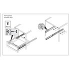 Kugelpräzisionsteilauszug KA 270 / 400 für Schubkästen mit 27 mm Nut