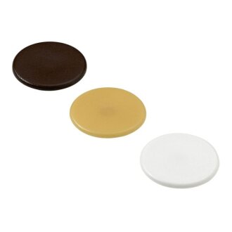 HETTICH Abdeckkappe für Rastex 12 / 15, 18 mm Abdeckdurchmesser, 24 Stück