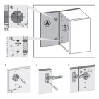 Hettich Topfscharnier Intermat vorliegend, vernickelt, 35 mm