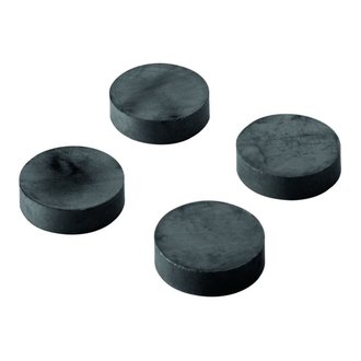 Pinnwandmagnet 7 x 30mm rund schwarz 20 Stück