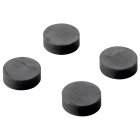 Hettich Pinnwandmagnet, rund, 5 x 18 mm, schwarz, 20...