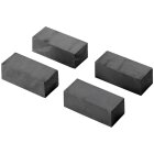 Hettich Pinnwandmagnet, 11 x 16 x 36mm, schwarz, 20...