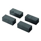 Pinnwandmagnet 11 x 16 x 36mm schwarz 20 Stück