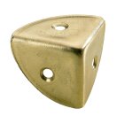 HETTICH Kistenecke, 28 x 28 x 28mm, Stahl vermessingt, 25...