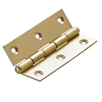 Hettich Scharnier, 70 x 40 mm, vermessingt, 10 Stück