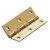HETTICH Scharnier, 70 x 40mm, Messing matt, 10 Stück