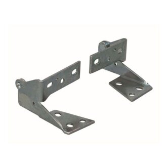 Hettich Zapfenband für Lamellentüren verzinkt 5 Set´s  46 x 58 mm