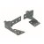 Hettich Zapfenband für Lamellentüren verzinkt 5 Set´s  46 x 58 mm