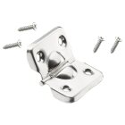 HETTICH Schatullenscharnier, 40 x 45mm, vernickelt, 10 Stück