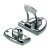 Hettich Schatullenverschluss 23 x 35mm, vernickelt, 10 Stück