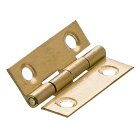 HETTICH Scharnier, 38 x 25mm, Messing matt, 10 Stück