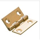 Hettich Scharnier, 38 x 32 mm, Messing matt, 10 Stück