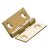 HETTICH Scharnier, 38 x 32mm, Messing matt, 10 Stück