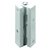 Anschraubband 9 x 45mm Kunststoff weiß 5 Stück