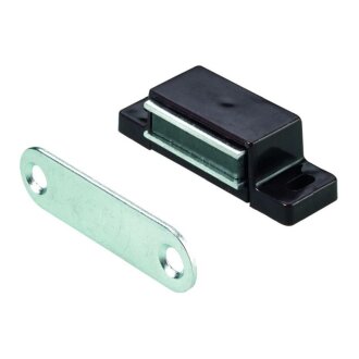 HETTICH Magnetschnäpper 5 kg, Platte starr, braun, 50 Stück