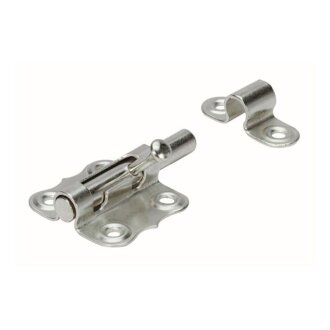 HETTICH Grendelriegel, 50 x 45mm, verzinkt, 5 Stück